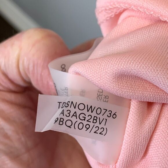 Tommy Hilfiger Pink Chiffon Floral Dress Flowy‎ Fit & Flare Cottage Core Size 16 - Picture 10 of 15